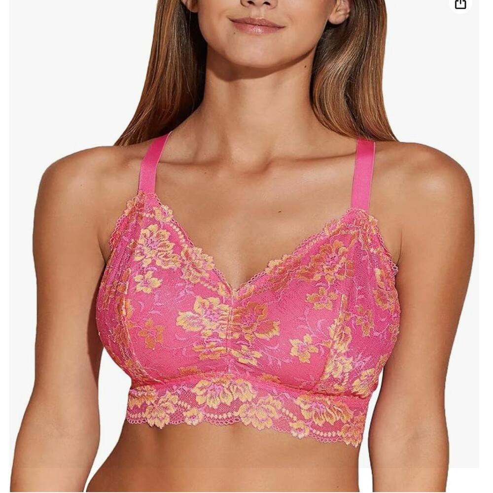 Cosabella Savona Longline Bralette Savon1382P Rani Pink Gold 3X NWT